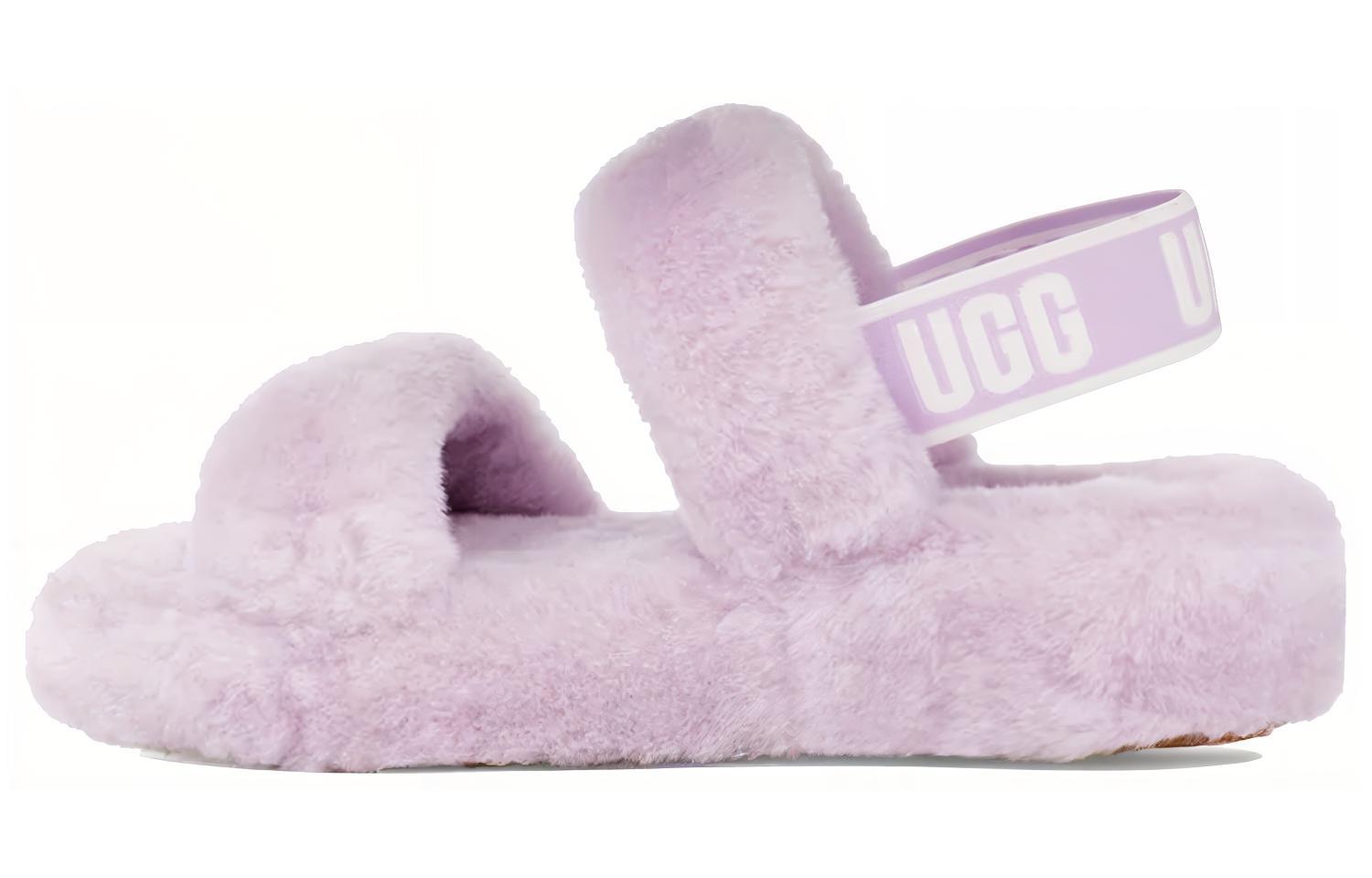 Сандалии UGG Oh Yeah на толстой подошве Фиолетовые Женские 1107953-CATR 37
