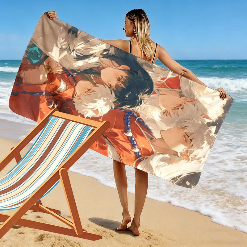 Whispers Cloak Beach Towel Soft Beach Swim Outdoor Pool Towel Absorbent Bath Towel Outdoor Picnic Beach Mat Travel and Vacation Towels Beach Towel