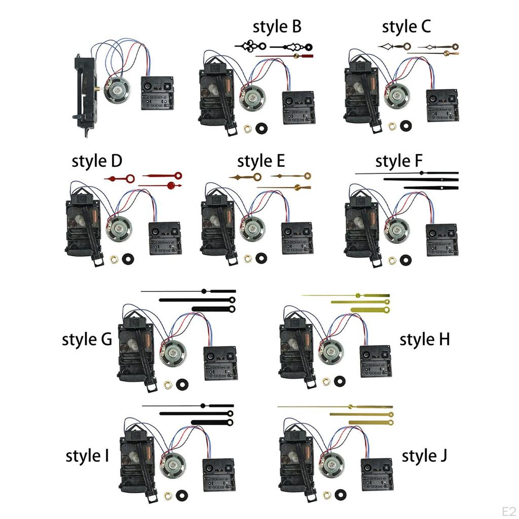 Pendulum Clock Movement Kits Making Replacement Parts Music Box Speaker
