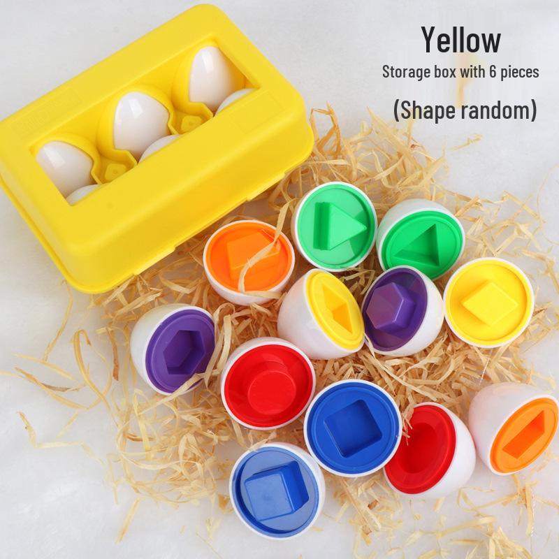 Cross-Border Baby Smart Egg Puzzle: Dinosaur Shape & Color Matching Educational Toy