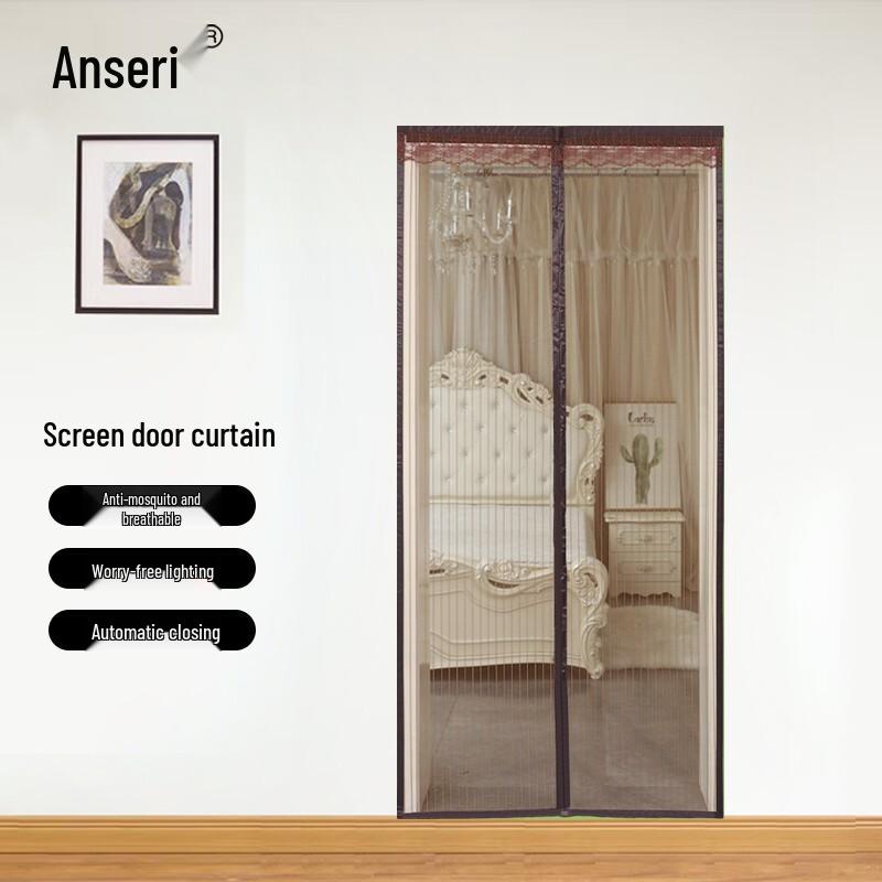 Ansairui Magnetic Mosquito Screen Door Curtain 90x210cm