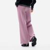 Li Ning Fitness Series Fleece Lined Warm Wide Leg Mid Rise Casual Fashion Knitted Sports Pants Women bottoms AKLV972-7