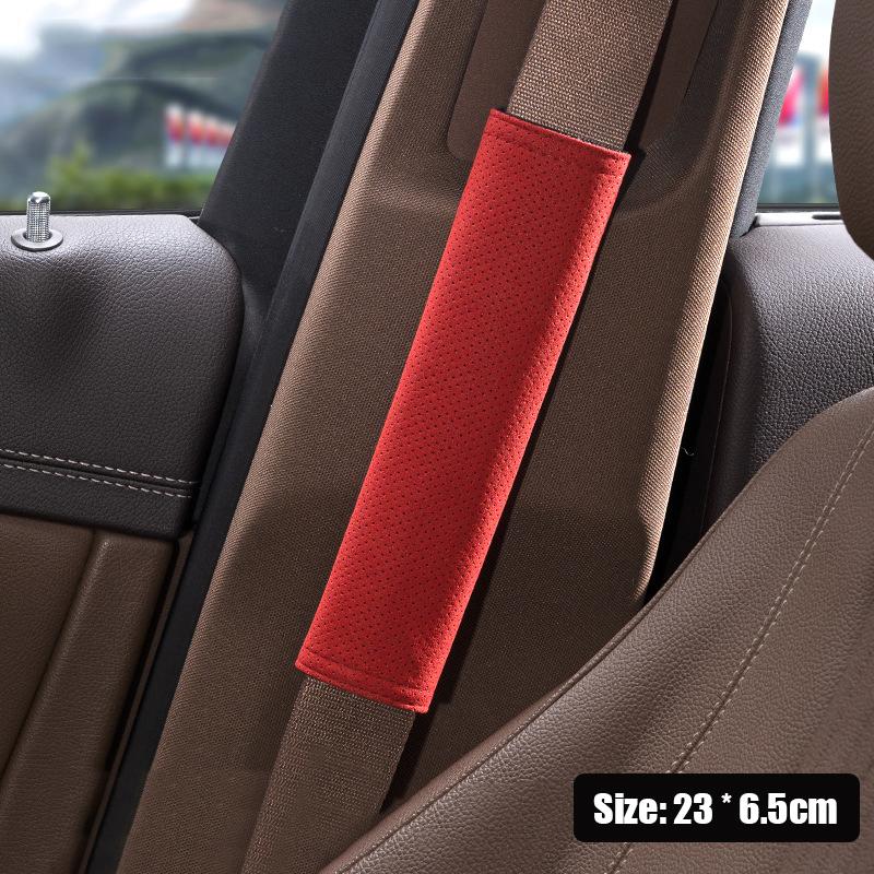Car Seat Belt Cover Suede Safety Belt Shoulder Cover Protection Pad For Tesla Model 3 Model S Model Y Universal Accessories