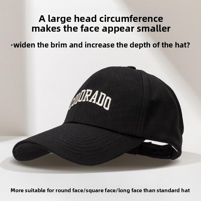 

Womens Cotton Baseball Cap With Embroidered Letters Sun Protection For Outdoors чёрный
