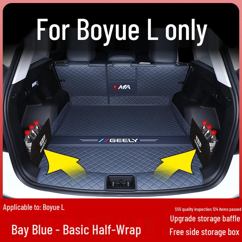 Geely Boyue L 2024 Trunk Mat - Full Coverage Tail Box Interior Decor Fán