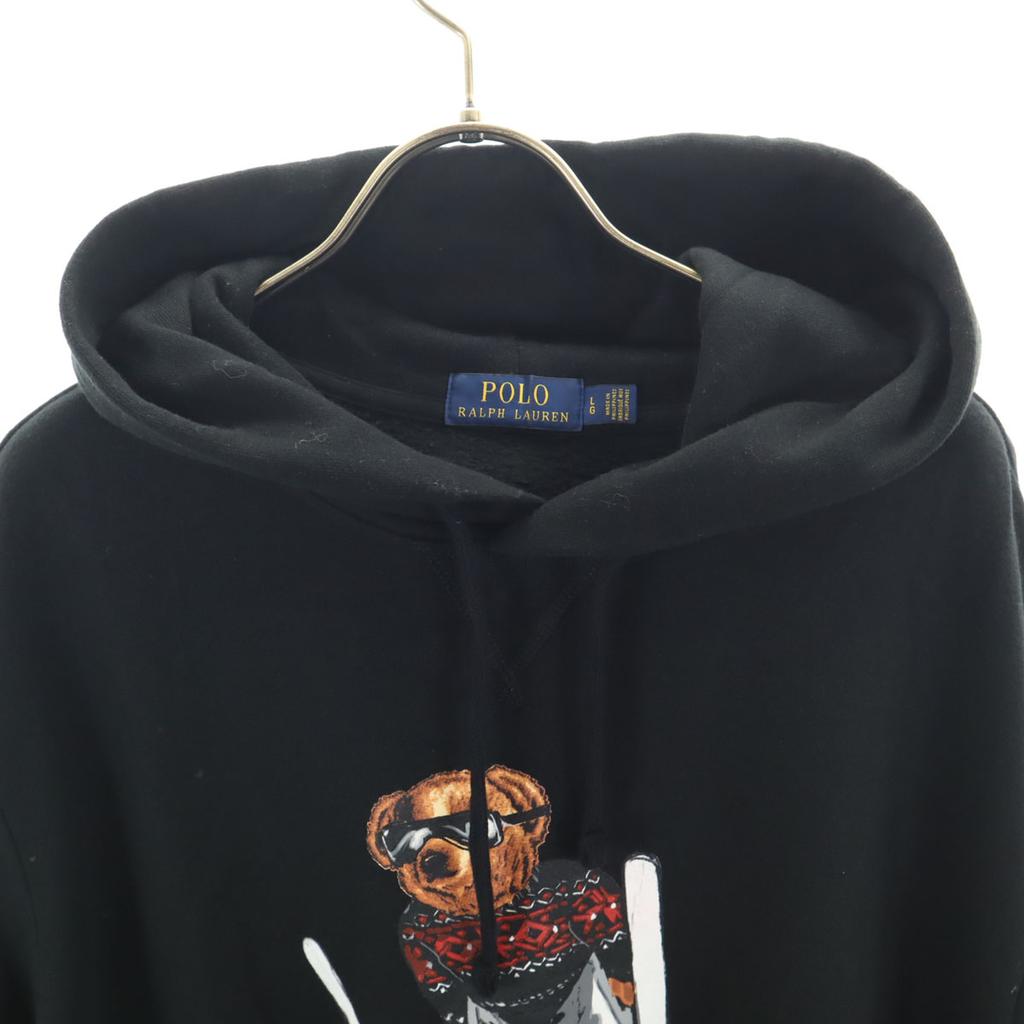 Polo Ralph Lauren Polo Bear Long Sleeve Sweatshirts L Black Men's Used