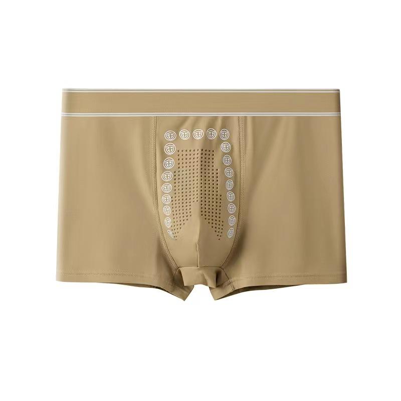 

Мужское нижнее белье оверсайз с ластовицей из чистого хлопка, антибактериальное и дышащее, трусы-боксеры L