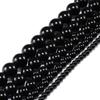 Black Glass Beads for DIY Crafts