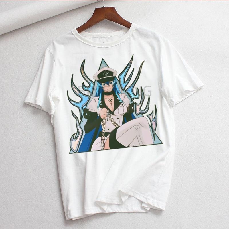 Esdeath Fashion Summer Tops T Shirt Women Tshirt New Tshirt Graphic Tee Cute Women Tshirt Female