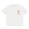 AMI Summer New Loose Plus Size Pure Cotton Printed Couple T-shirt