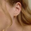 Wassertropfen Ohrring (Gold)