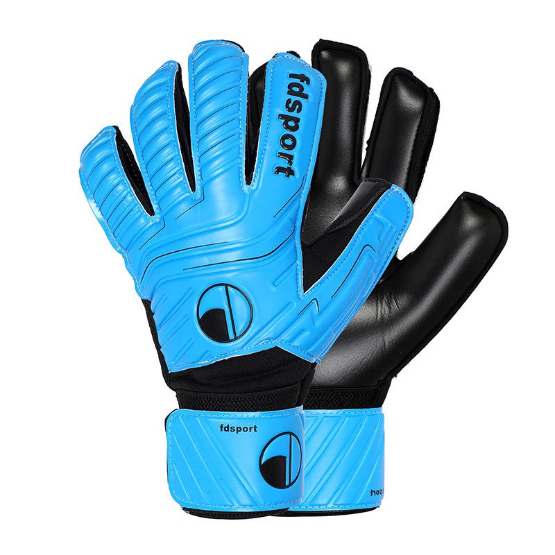 High Quality Kids Men Goalkeeper Gloves Thick Latex Soccer Finger Protective Gloves Football Goalie Keepers Kit