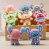 9Pcs/Set Street Dance Stitch Figure Toy Cartoon Figurine Desktop Decoration Model Ornaments Toys For Girls Boys Gift