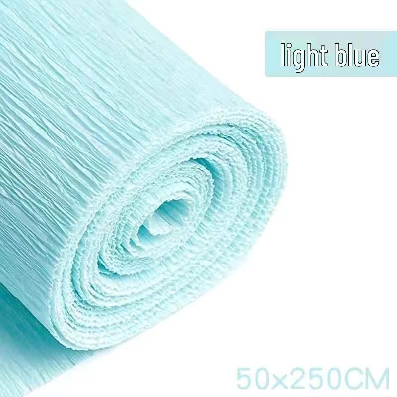 Thickened Colored Crepe Paper for DIY Rose Origami and Kindergarten Crafts