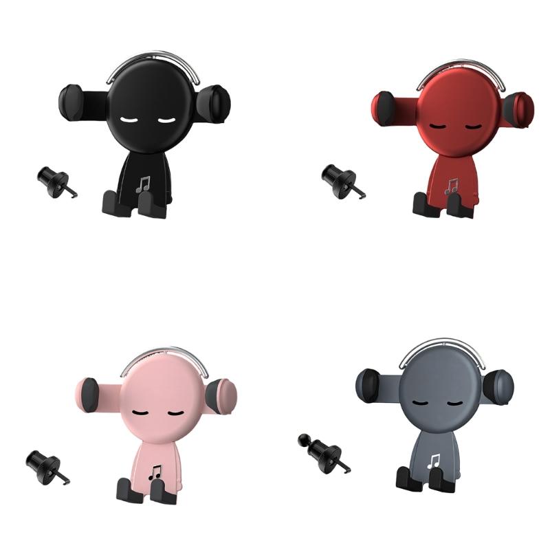 Car Phone Holder Car Air Vent Mount Holder for 4.7-6.7in Device Auto Clamping Phone Stand 360 Degree Rotating Bracket