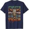 Vintage Stapleton Cow & Leopard Distressed Music Country 80s T-Shirt