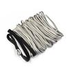 Synthetic Winch Rope Line Cable Tow Cord With Sheath Gray Light Weight
