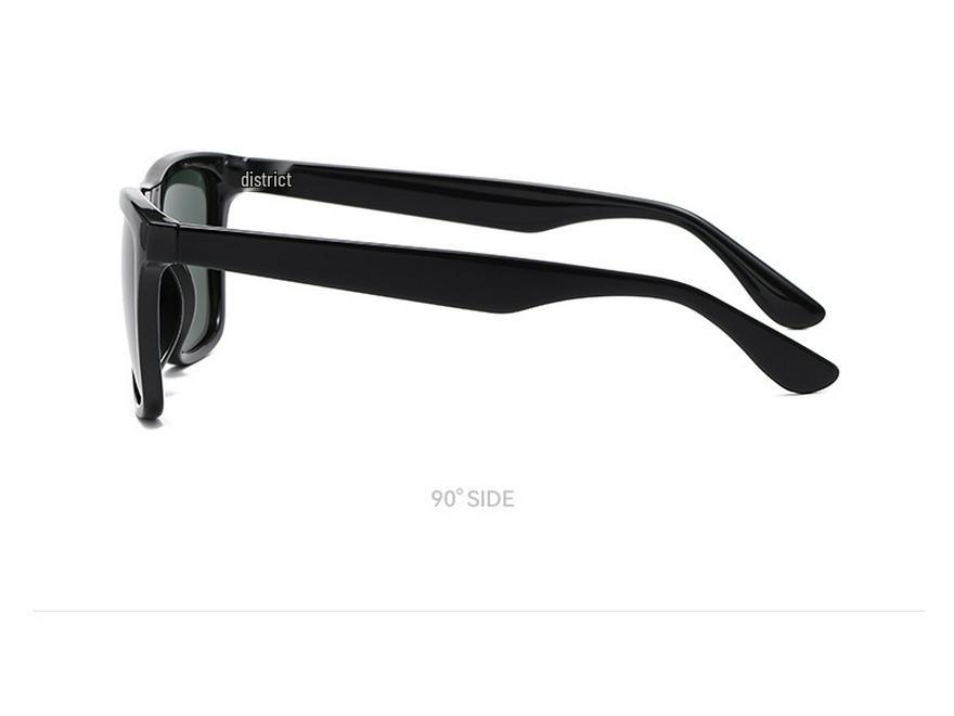 Men's Acetate Polarized Sunglasses: Big Frame, UV Protection for Driving & Fishing