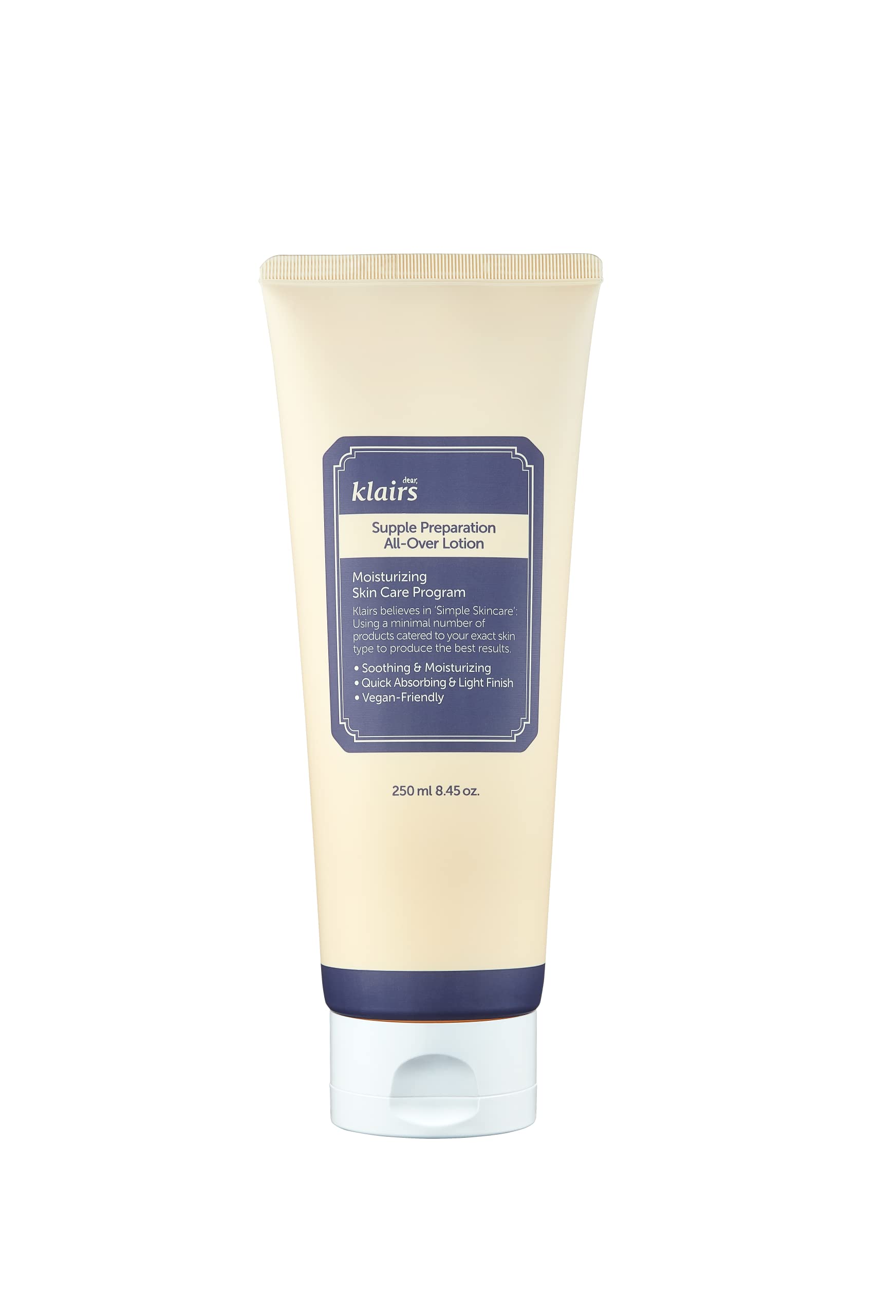 Supple Preparation Lotion Korean Body Emulsion Supple Preparation Lotion 250ml [dear,klairs] All-Over (250ml) Cosmetics, Lotion, Lotion,