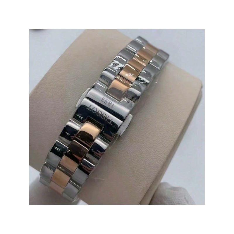 Tissot Wave Series, quartz movement, 30m water-resistant, women's watch, Swiss-made, 30mm, white dial, stainless steel case, T112.210.22.113.01