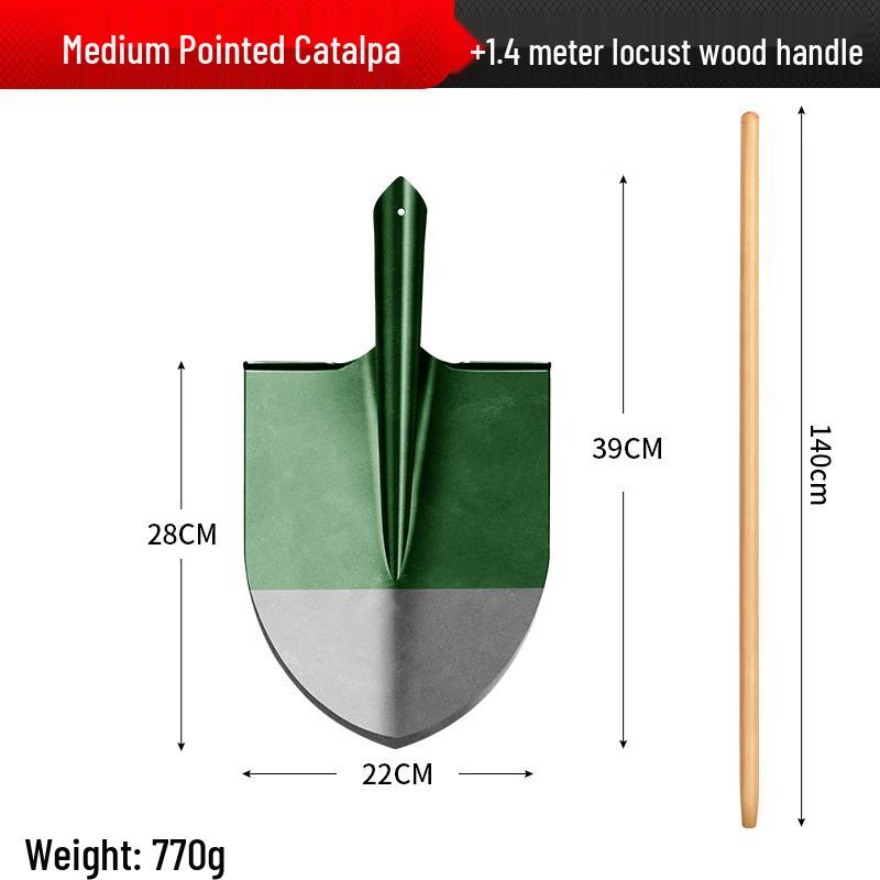 Pansword Manganese Steel Garden Shovel