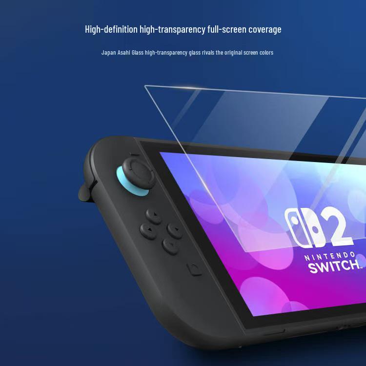 Nintendo Switch2 Tempered Glass Screen Protector for Lite, OLED, and 2nd Gen Models
