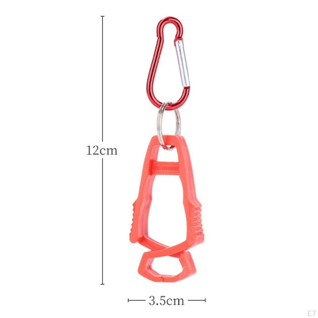 5 Pieces Outdoor Glove Clip Multipurpose Hook Clamp Hanger Anti Drop for Construction