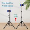 Bluetooth-Selfie-Stativ: 2,1m Mobiler Live-Streaming-Ständer & 1,6m Fotografie-Stativ