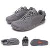 Unisex Casual Lace-Up Round Toe Sneakers Lightweight Breathable Mesh Upper Flexible Sole Comfortable Fit Suitable for Wide Feet