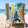 proof beach towel with a The Octonauts1 pattern - soft,absorbent,quick-drying,machine washable - perfect for swimming,camping,bathing