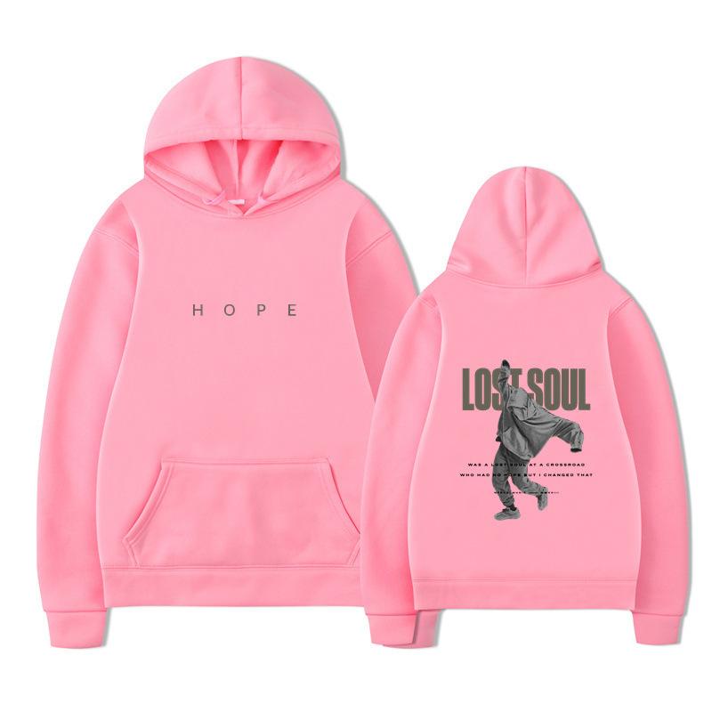 E-Commerce Hope Lost Soul Letter Print Men'S And Women'S Casual Sports Sweater, Fleece Sweatshirt