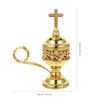 Exquisite Arabic Censer Metal Incense Burner Lightweight Desktop Decor for Bedroom Study Festival Aromatherapy Use