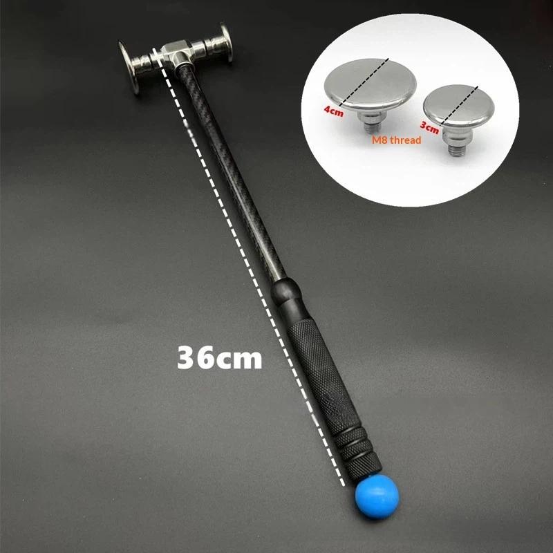 Replaceable Head Car Dent Repair Hammer Percussion Leveling Tool for Traceless Auto Body Dent Removal