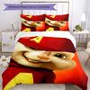 3-teiliges Alvin und die Chipmunks Bettwäsche-Set Bettbezug Verschluss Enthält 1 Bettbezug & 2 Kissenbezüge, Weich und Bequem für Alle Jahreszeiten.