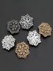 1pcs Round Metal Buttons for Clothing Designers Decorative DIY Crafts Wide Garments Fur Mink Coat Sewing Accessories
