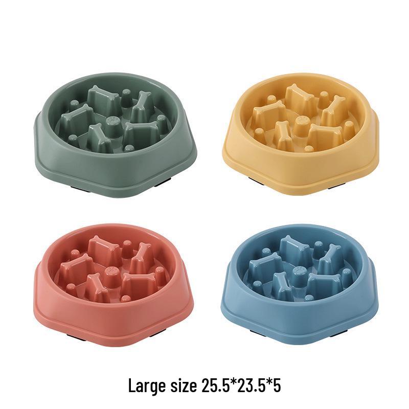 Anti-Choking Non-Slip Slow Feeder Bowl for Dogs and Cats