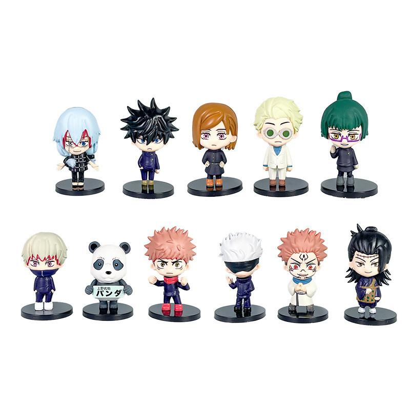 Jujutsu Kaisen Itadori Yuji Fushiguro Megumi Pvc Model Set For Anime Enthusiasts