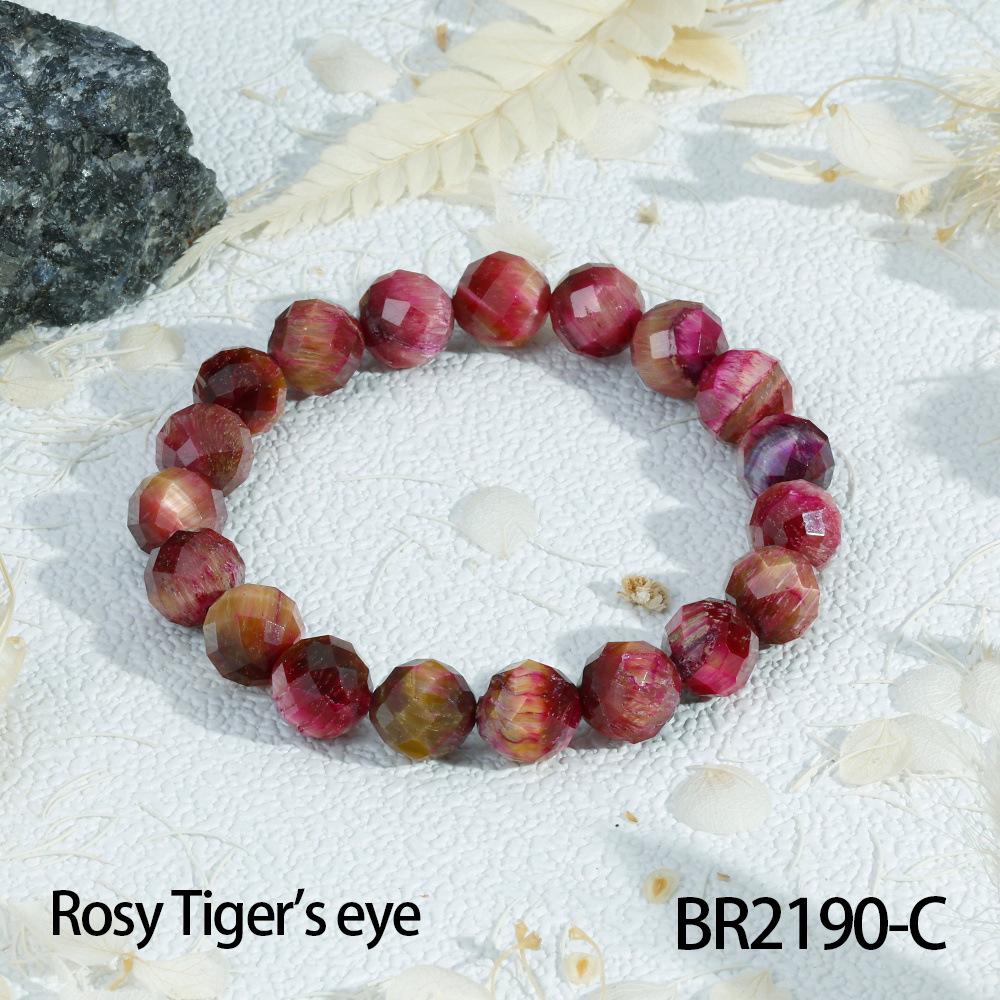 European Light Luxury Retro Tiger Eye Stone Multi-color Stackable Bracelet - Elegant and Versatile Hand Jewelry