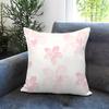 Light Pink Gentle Petals Cushion Cover Comfortable Reversible Pillow Cover Ideal for Car Sofa Bedroom  Beyond