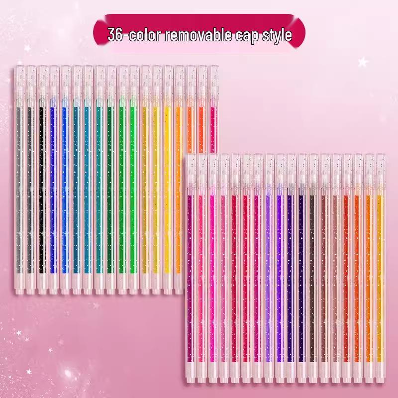 Luminous Color-Changing Glitter Gel Pen - Silver Light & Pearl Marker for Journaling