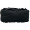 PRADA Triangle logo Shoulder Bag black unisex used