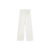 Fila Solid Color Straight Leg Knit Sports Pants Women Pants Steam-White F11W341604FIV
