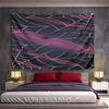 Spooky Spider Web with Purple Glow Pattern Wall Hanging Tapestry Decorative Tapestry Home Decor for Bedroom and Living Room