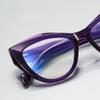 Fashion Anti Blue Light Glasses European and American Style New Flat Lens TR90 Texture Women's Optical Frame