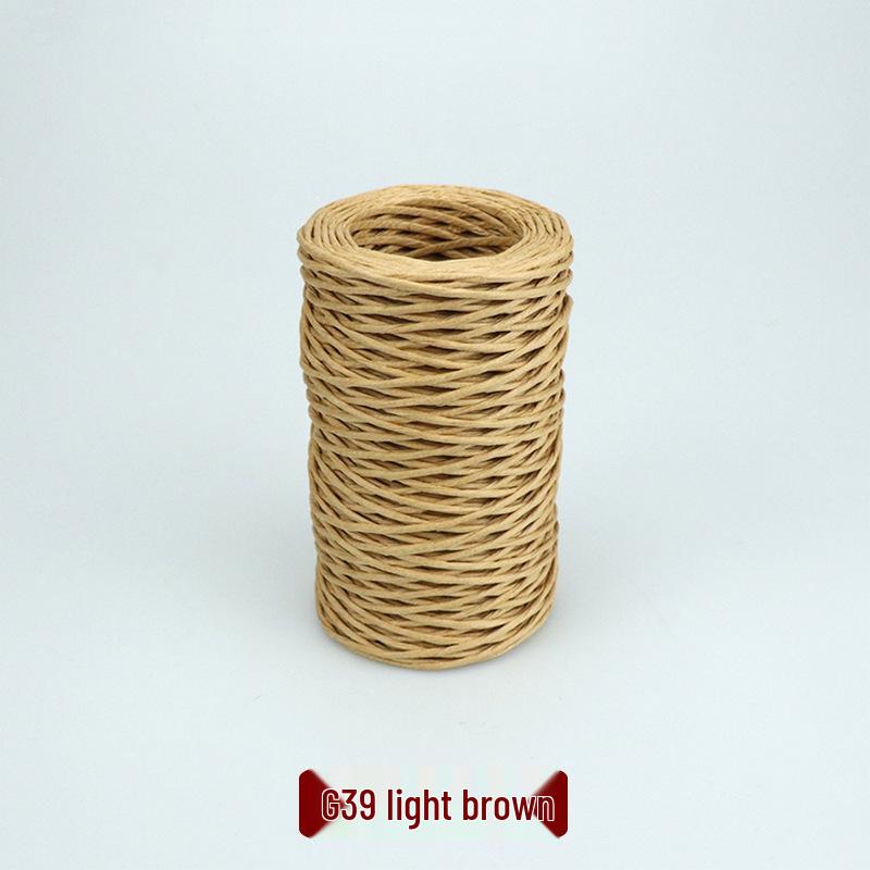 50m/100m Paper Rope 1mm/2mm Diameter for Handmade DIY Projects