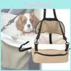 Beige Pet Car Seat Carrier Bag Breathable Secure Travel Mat For Dogs