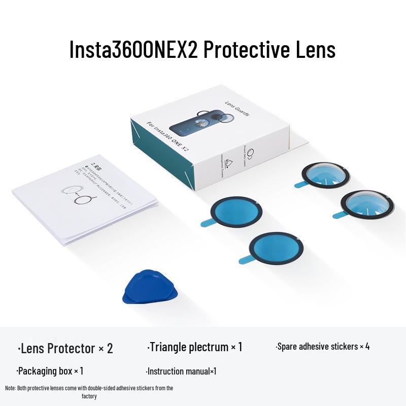 Insta360 X3/X4 Panoramic Action Camera Lens Protector Silicone Case