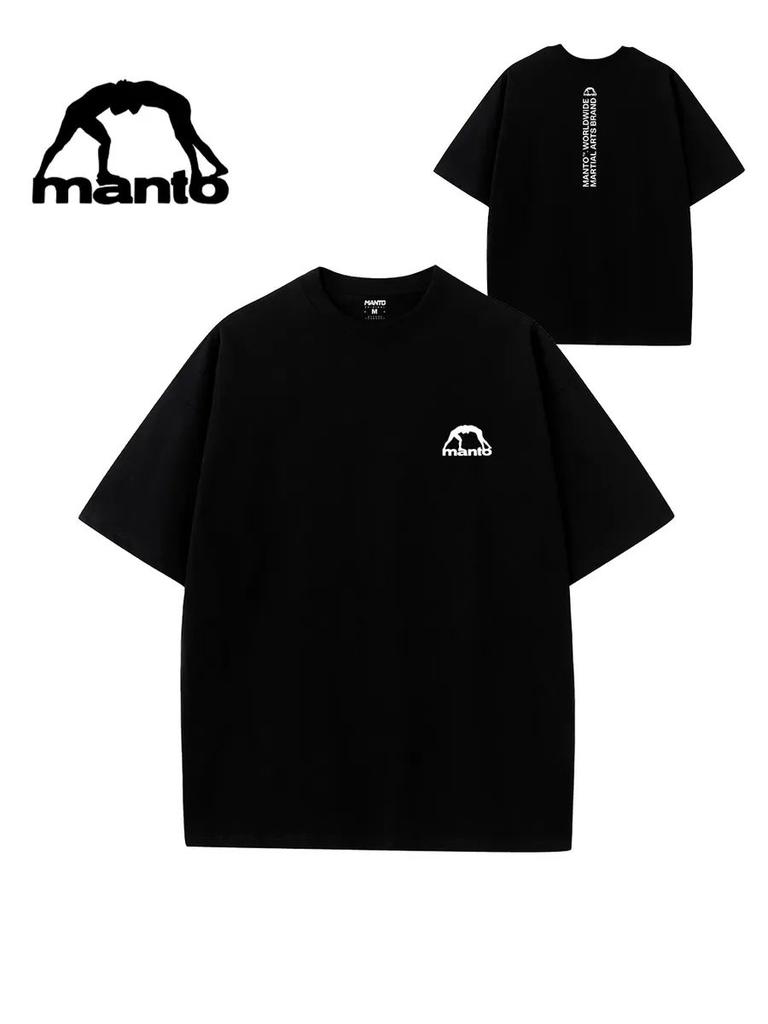 Übergroßes Baumwoll-T-Shirt Manto Graphic