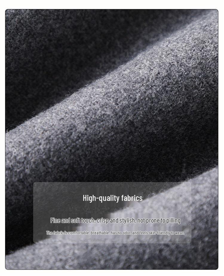 2025 Women's Grey Woolen High Waist A-line Short Skirt - Stylish, Slimming, and Perfect for Autumn/Winter