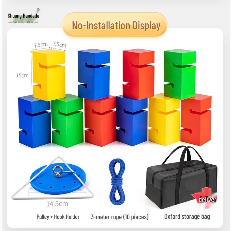 Team Building Tower Building Game Prop 5 Blocks